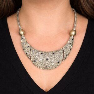 Vintage Fifth Avenue Collection FAC signed Butler Statement Necklace